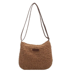 Zanny Women's Trendy Summer 2024 Straw Shoulder Bag