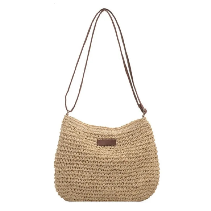 Zanny Women's Trendy Summer 2024 Straw Shoulder Bag
